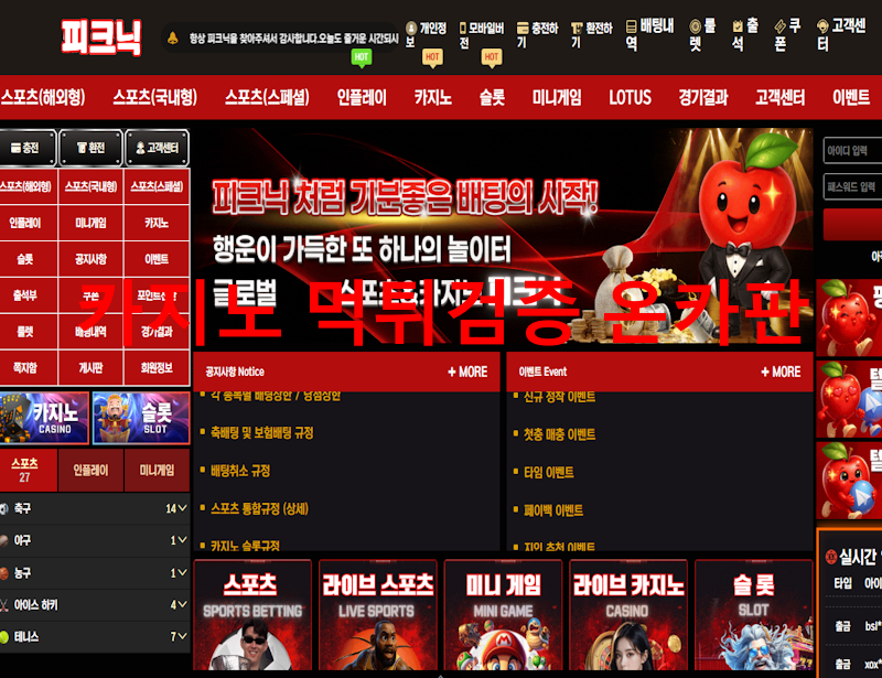 피크닉 먹튀