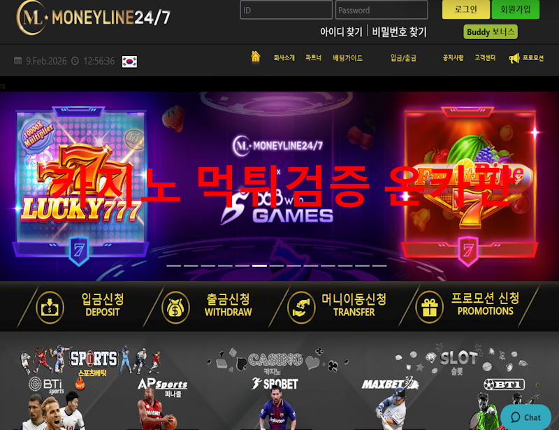 머니라인 먹튀