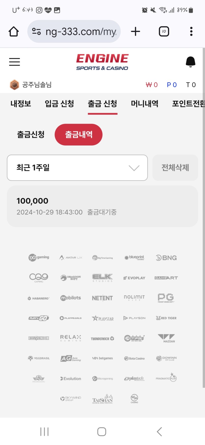 엔진카지노먹튀(0)