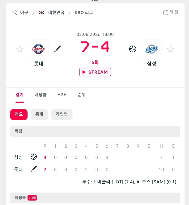 삼성롯데(0)