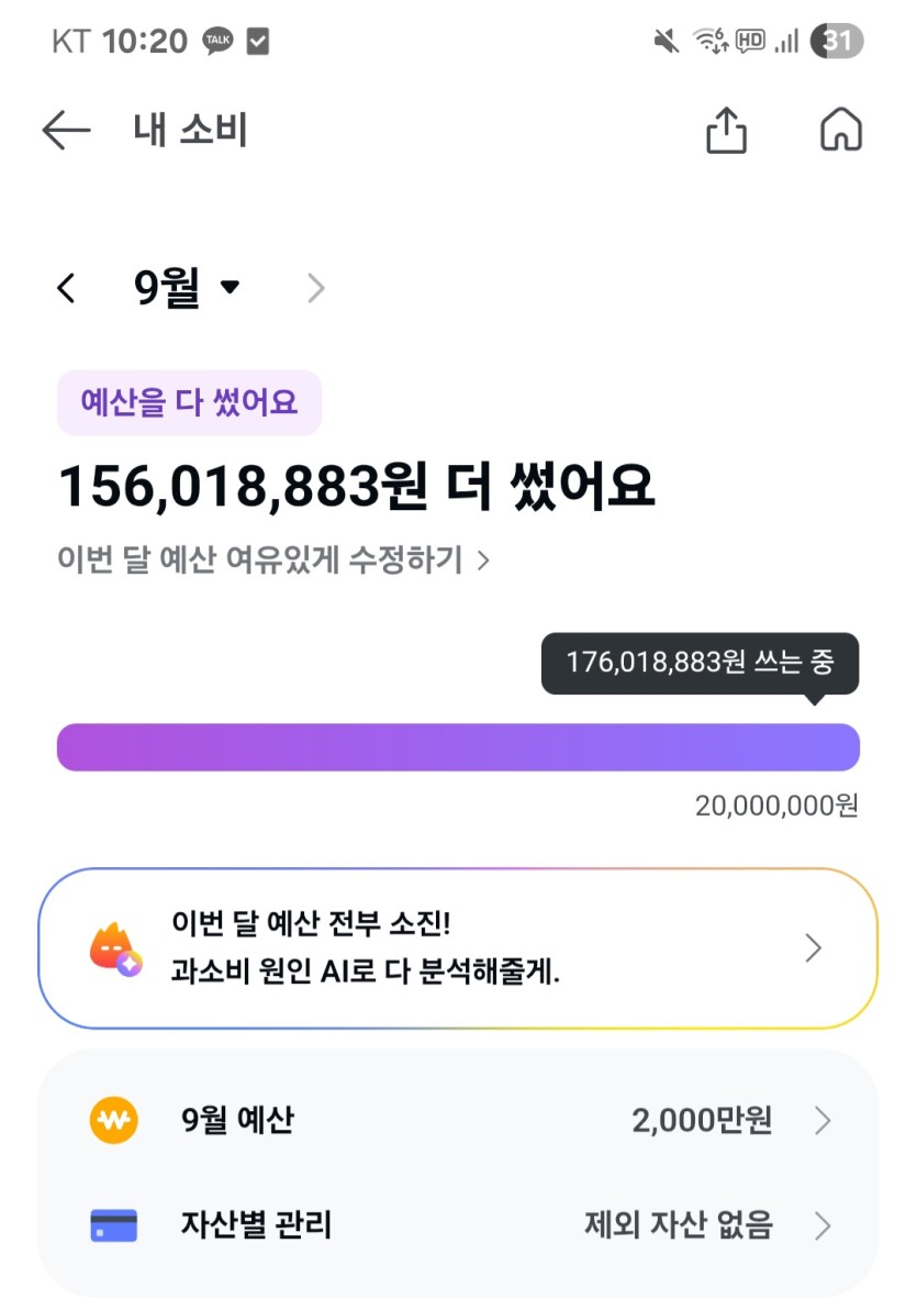 예산을 다 썼어요(0)
