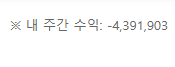포바 랭킹에서 주간 수익 ON / OFF 기능점여 영자형님(0)