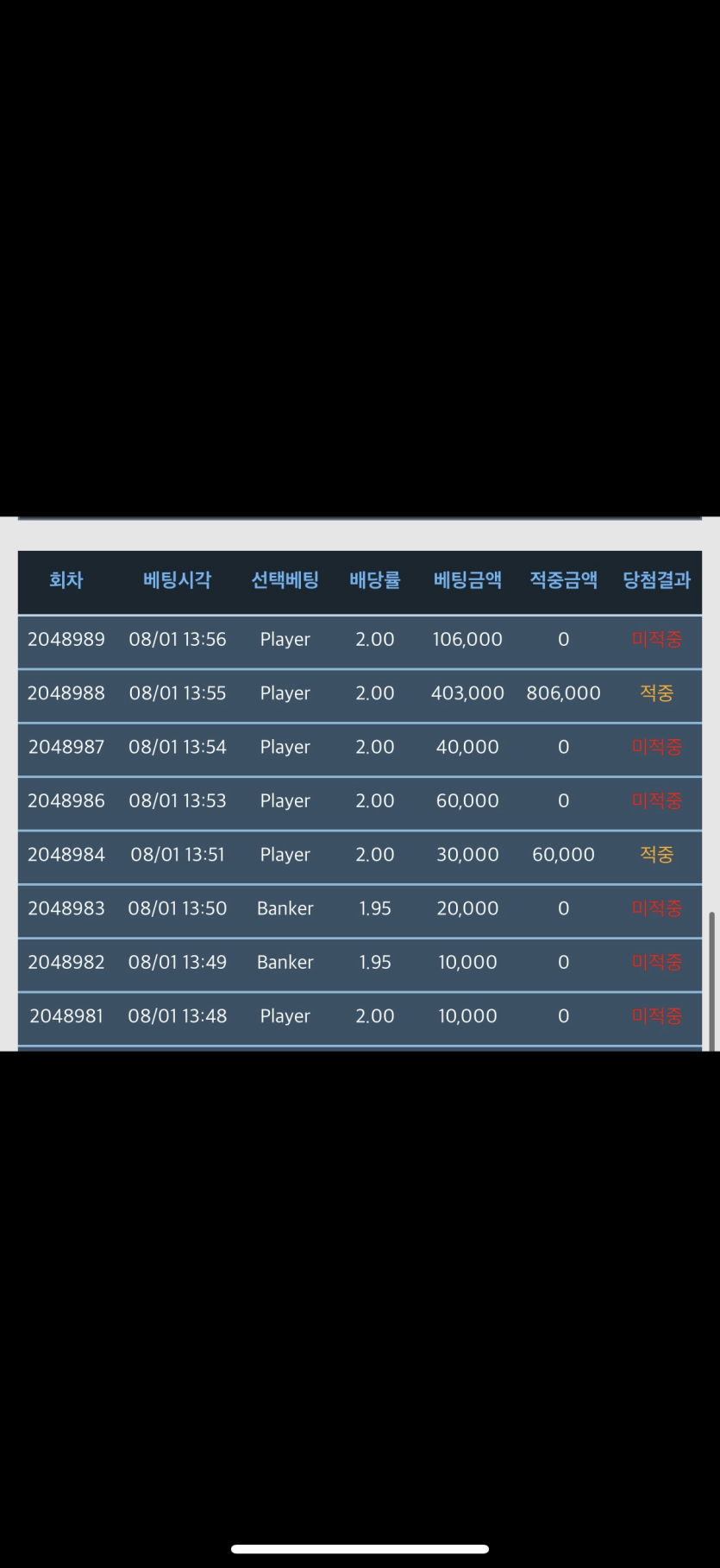 포바강승부 성공(0)