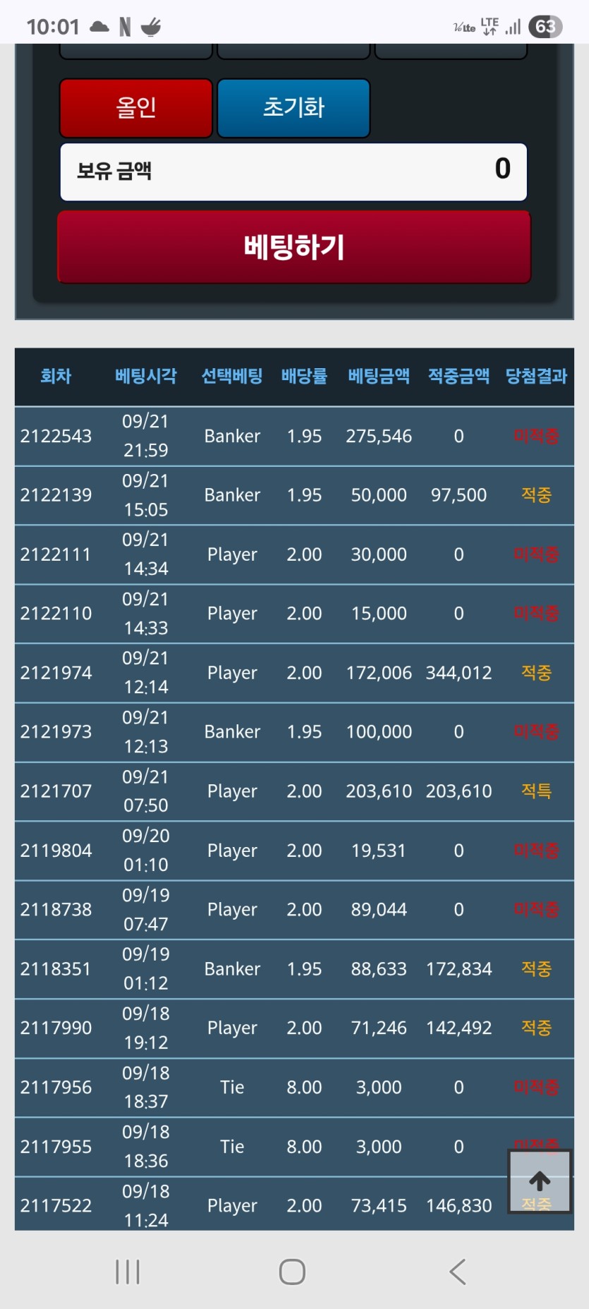 포바 베팅취소되고 짜증(0)