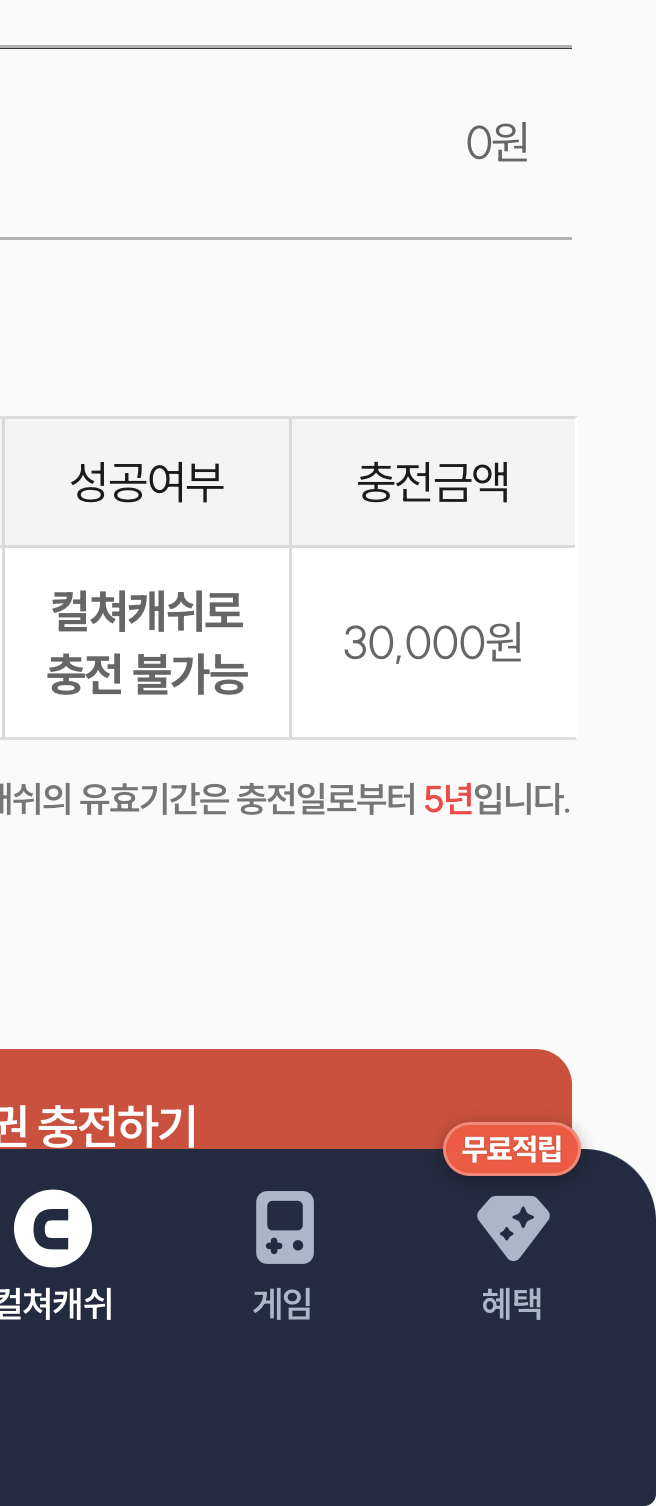 컬쳐랜드 상품권 쿠팡캐쉬로 전환 하려하는데(0)