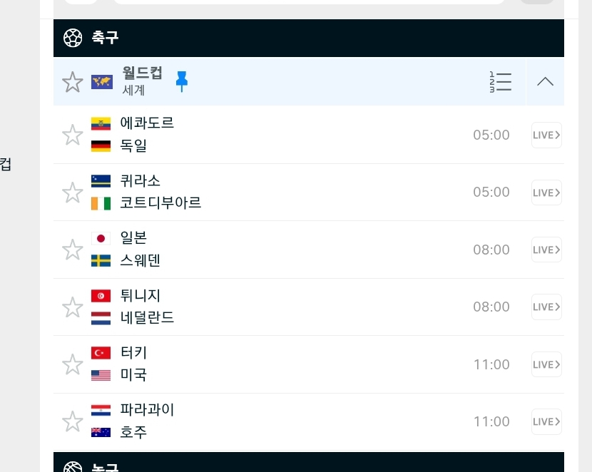 내일 월드컵은(0)