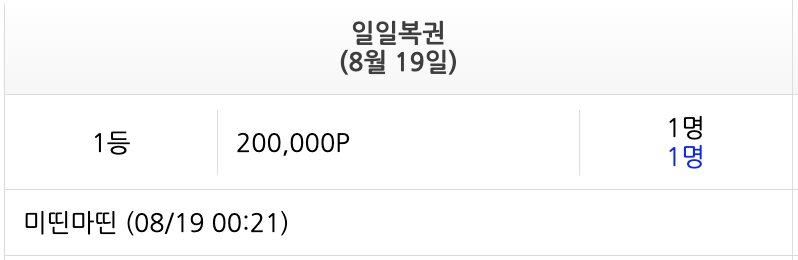 미띤마띤님 1등 추카포카(0)