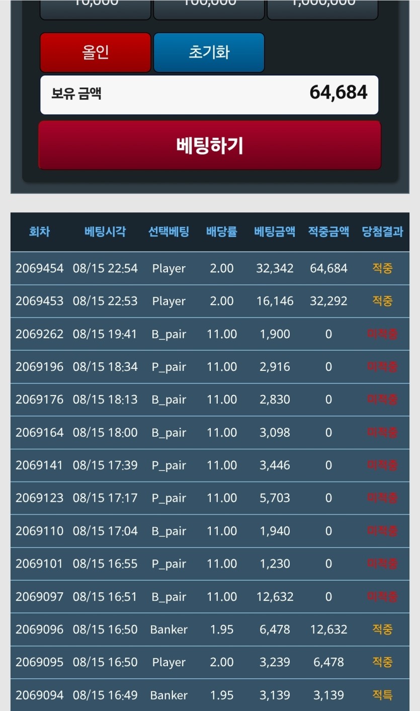 페어 버리니까 연승 ㅅㅅㅅㅅ(0)