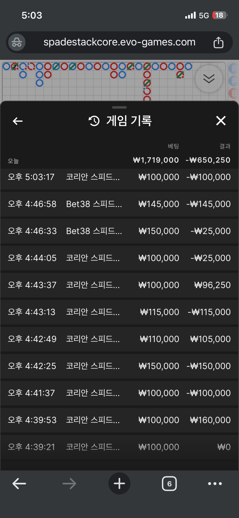 깊전 ㅈ까 소액 승부 개털리네.. 이거 맞나??(0)