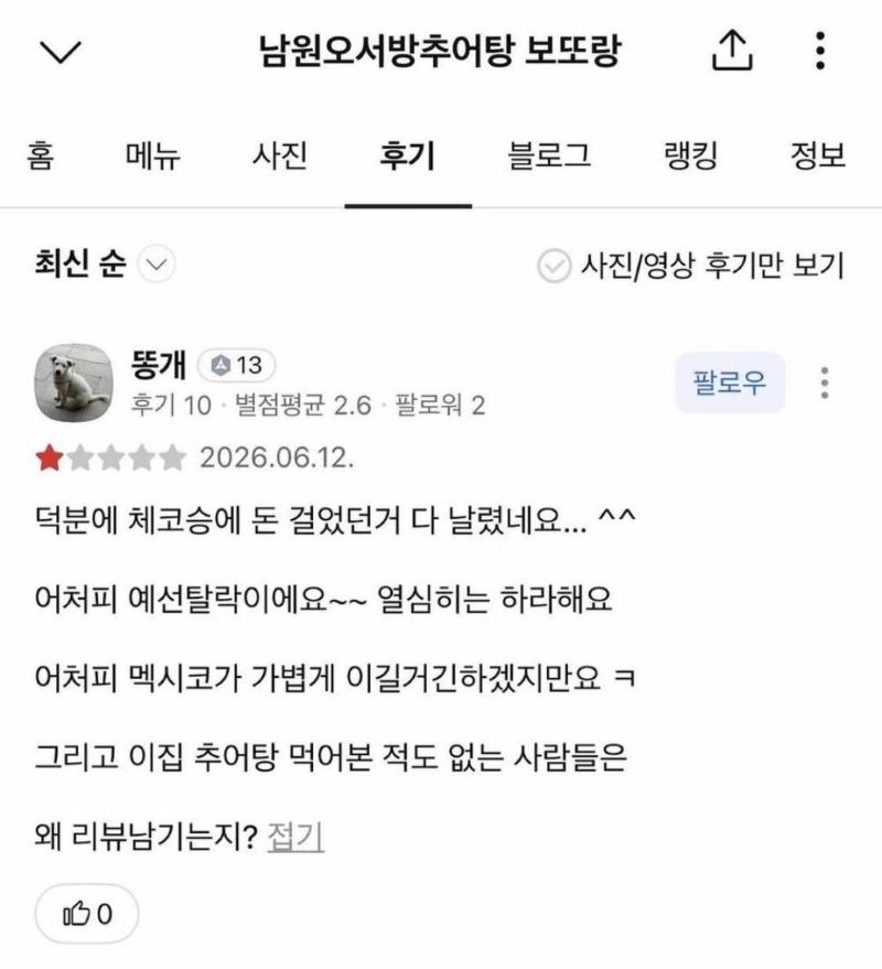 어제 체코에 베팅해서 돈잃은 토쟁이 리뷰!!(0)