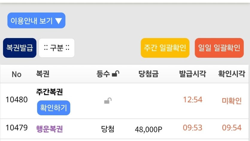 행복이발급 이후에 주복이발급(0)