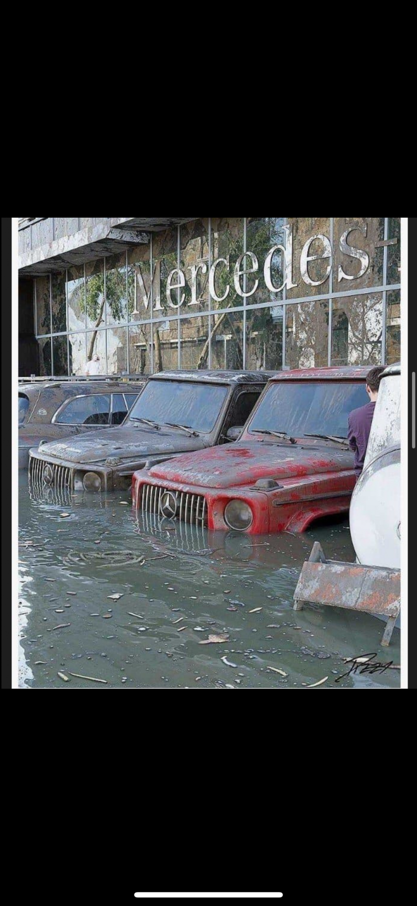역대급 홍수터진 두바이근황(2)