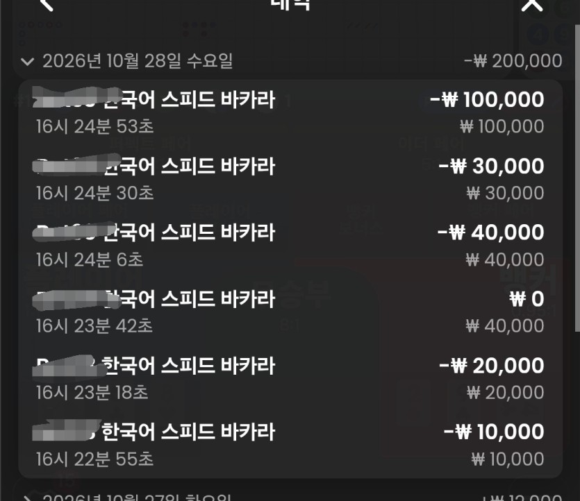 치킨돌발 0승전패네(0)