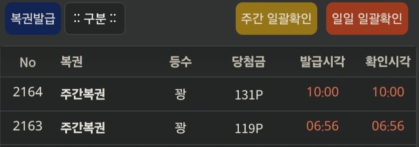 2연속 주복 ㄷㄷㄷ(0)