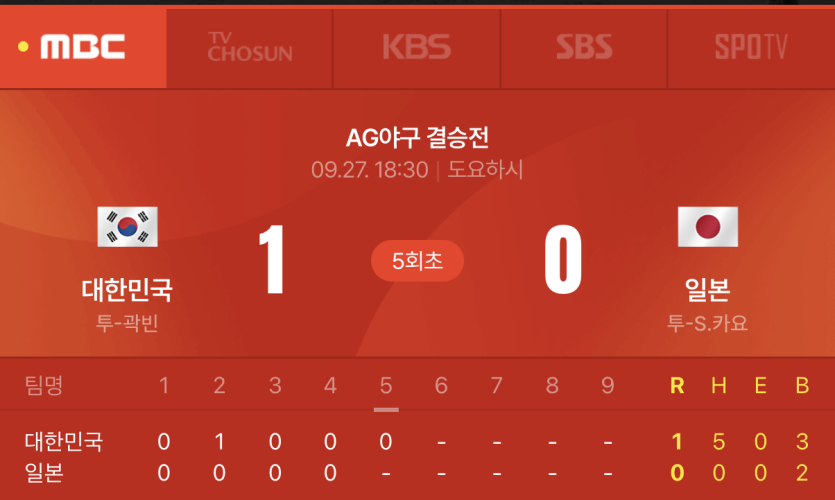 일본은 아직 무안타네요(0)