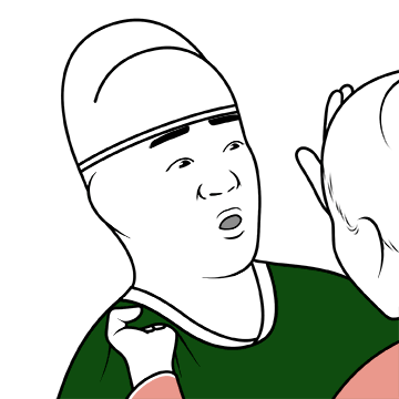 누가 조용히 하라고 시켰나요?(0)