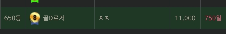 650등 만근포 받았습니다(0)