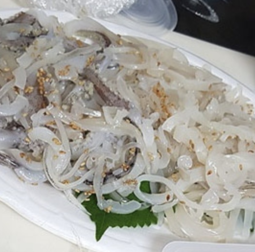 산오징어회 먹었습니다(0)