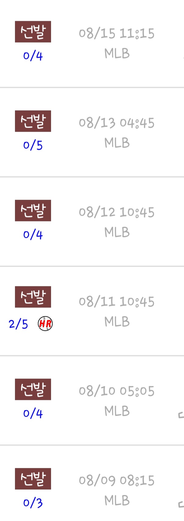 이정후 무안타 경종ㅋㅋ(0)