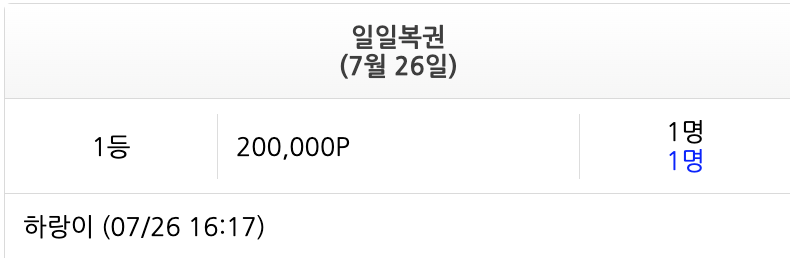 1등 추카 & 이벤트 감사요!(0)