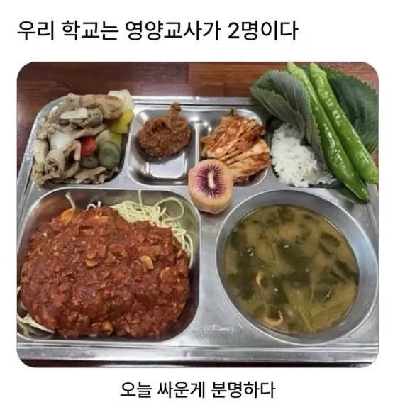 영양사 두명이 싸운날(0)