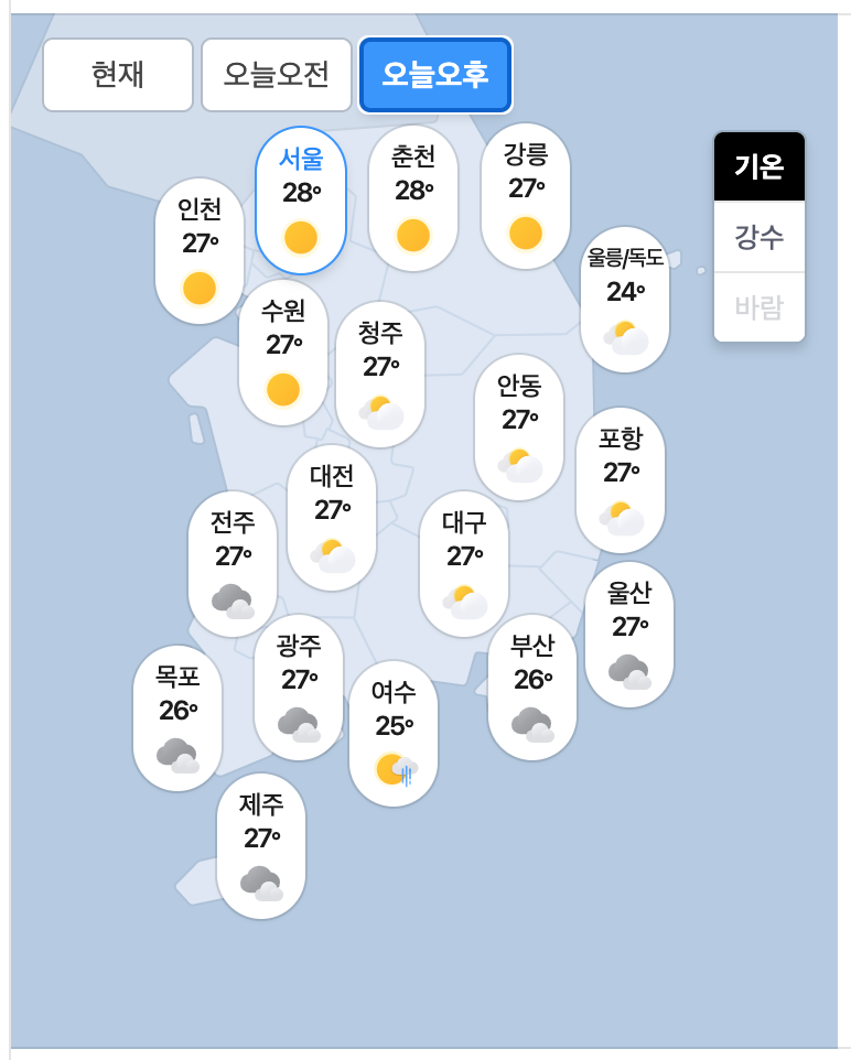 09.27.일 오늘의 날씨!(1)