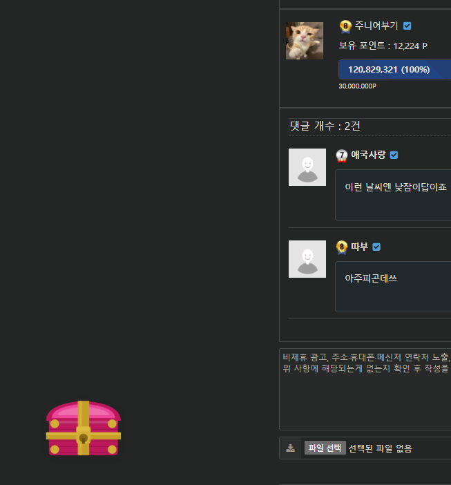 핑크핑크한 주니어부기님 좋은분(0)