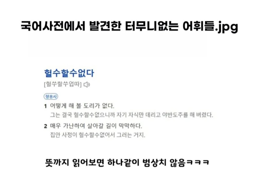 헐수할수없다란 말을 아시나요ㅜㅜ(0)