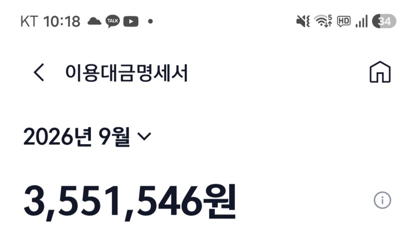 이놈의 카드값(0)