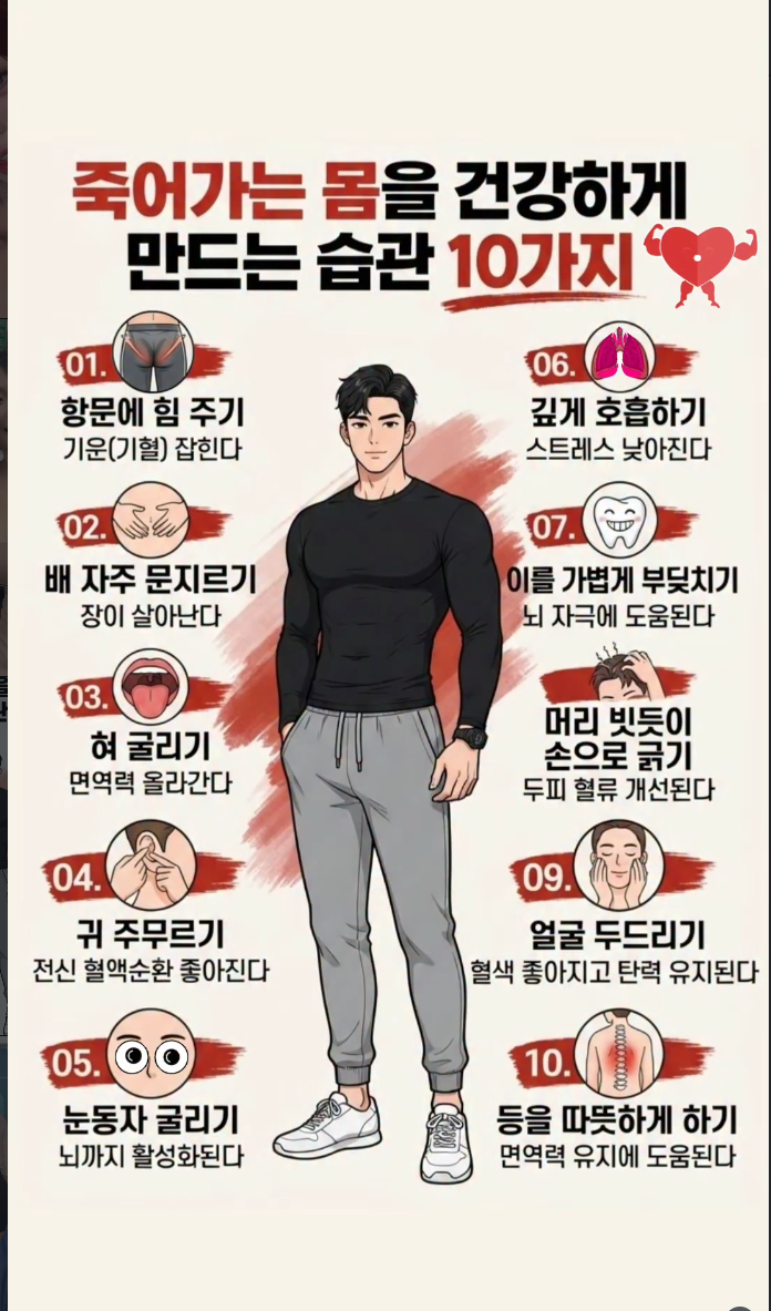 죽어가는몸을 건강하게~만드는습관(0)