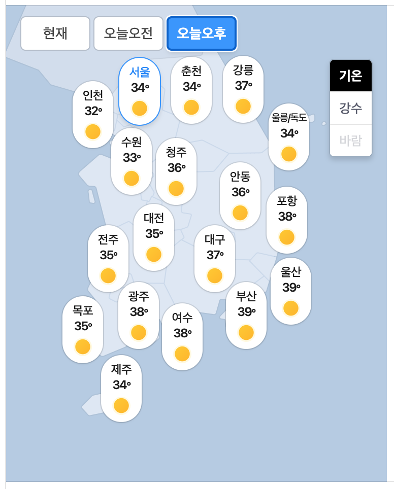 08.01.토 오늘의 날씨 ^..^(1)