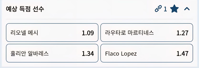 메시 골이 1.09배 ㄷㄷ(0)