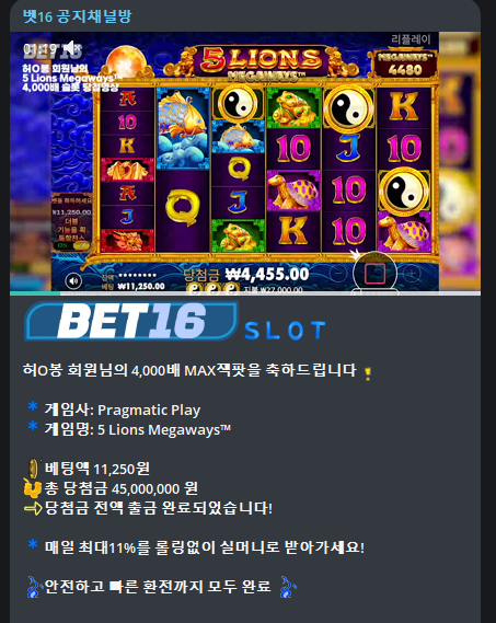 벳16은 배당을(0)