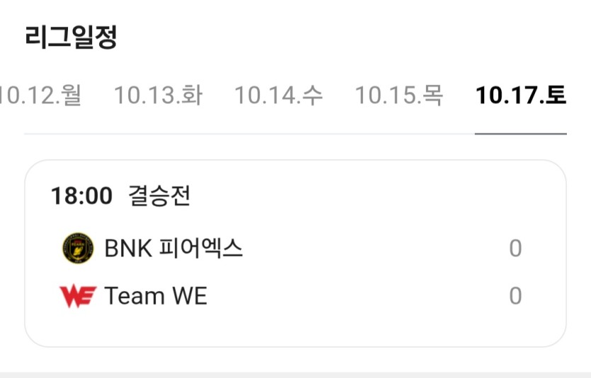 데마시아컵 결승전 대기(0)