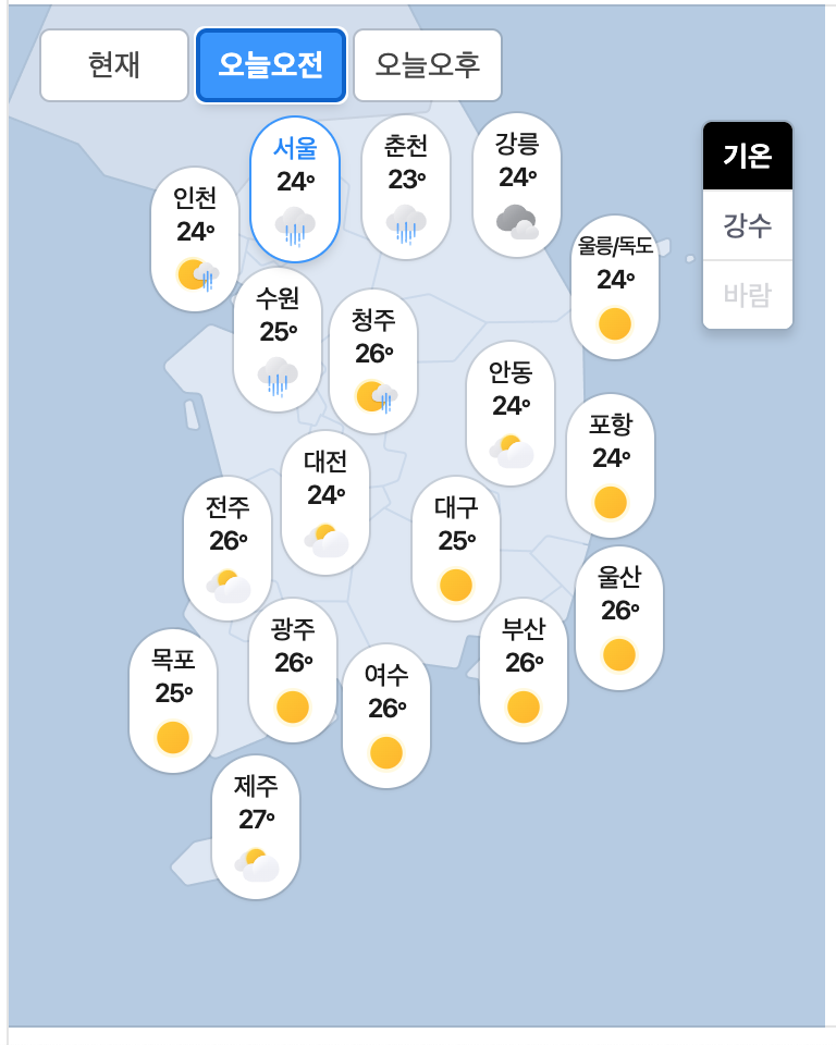 07.21.화 오늘의 날씨~(0)