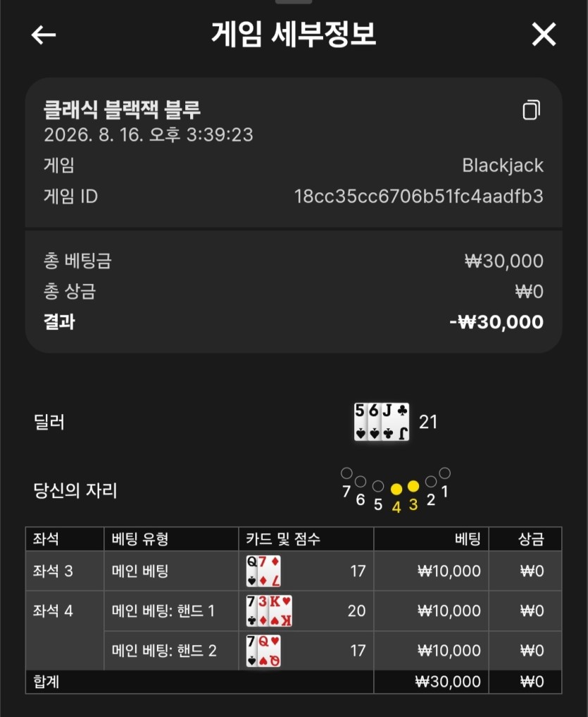 딜러 나쁜 놈(2)