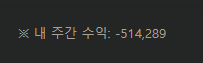 이번달 오지게 캣는데 다어디갓냐(0)