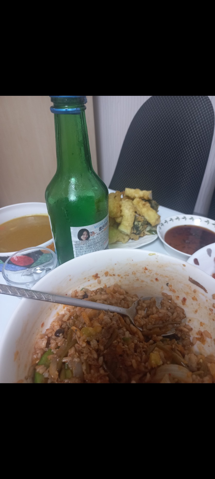 비빔밥에 반주 ㅋㅋ(0)
