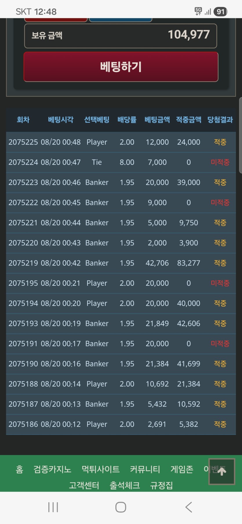 독사 11승4패ㅅㅅㅅ(0)