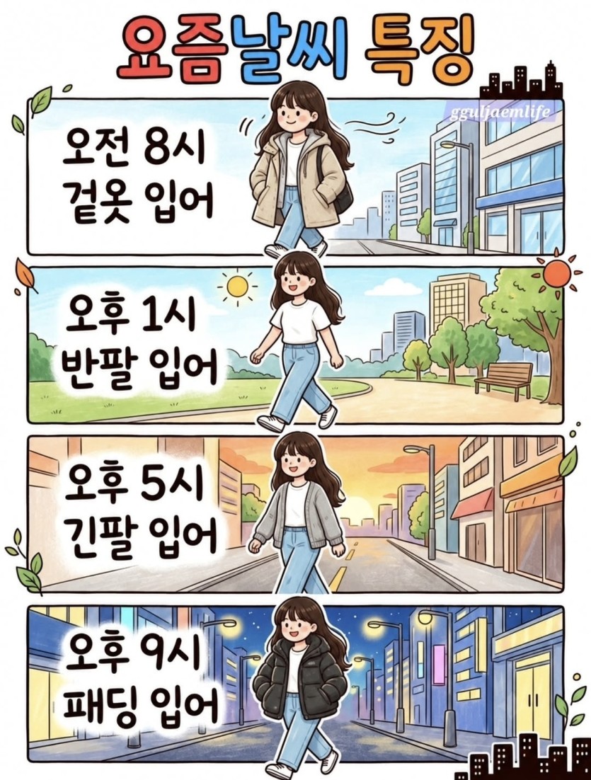 요즘 날씨 특징입니다(0)
