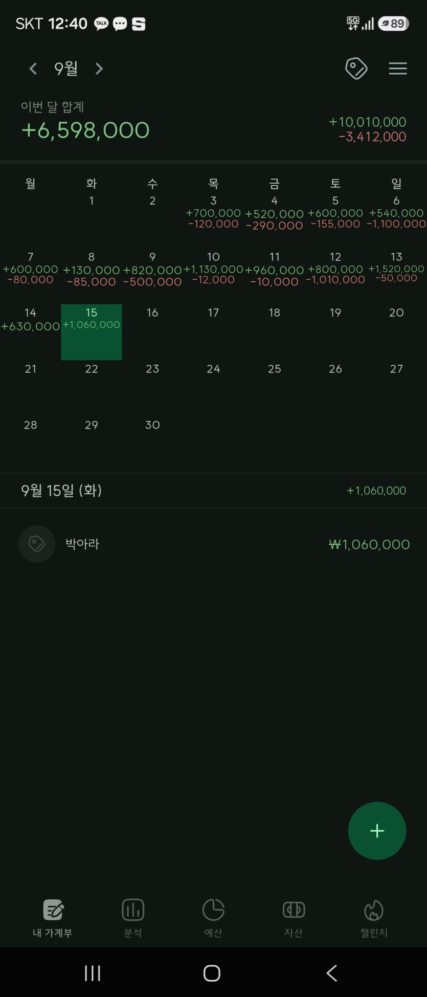 와 누적 천돌파..(0)