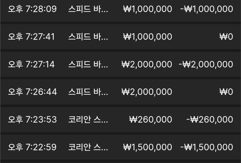 순식간에 600 잃었네요(0)