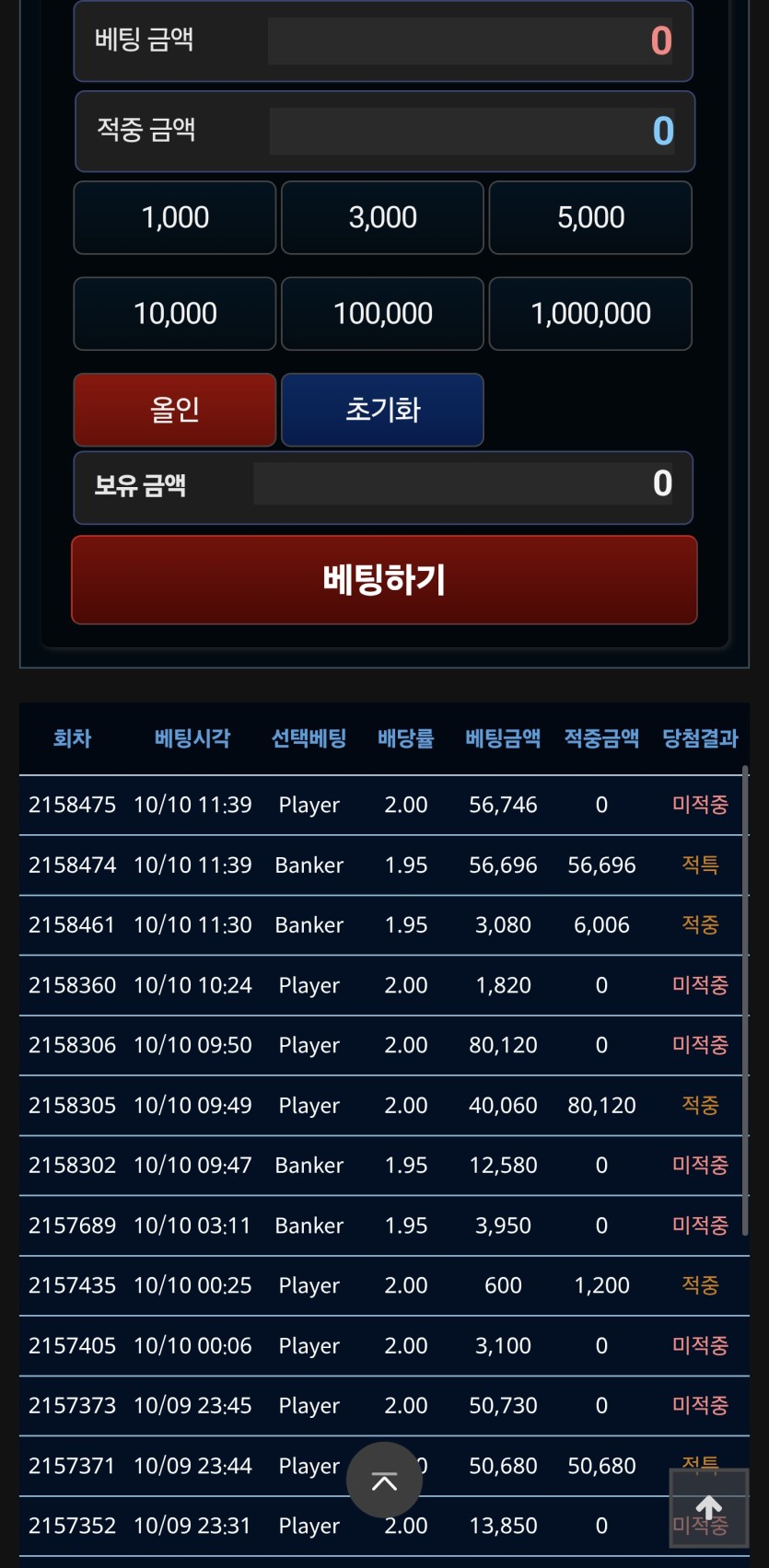 아마긴님 5만포 릴깡 아몰라욘-더비 사후인증 실패(0)