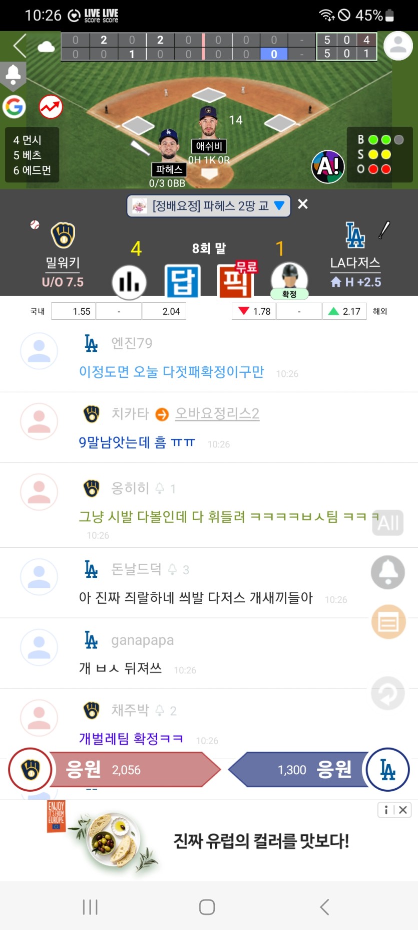 믿고거르는 다저스 ㅡㅡ(0)