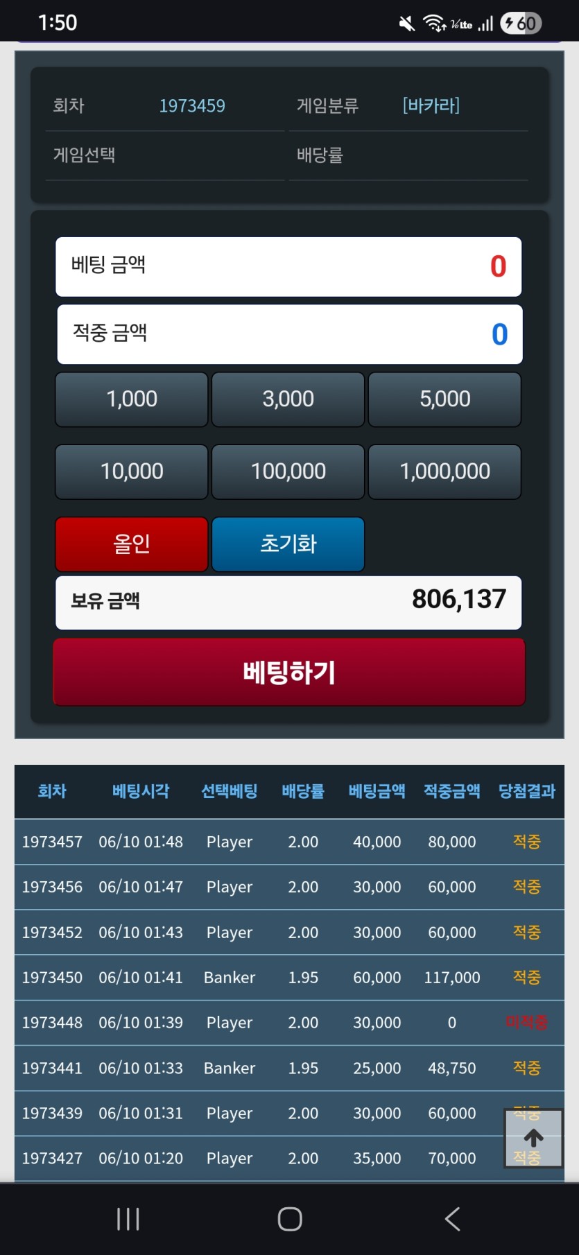 2천포출 80만포 도착(0)
