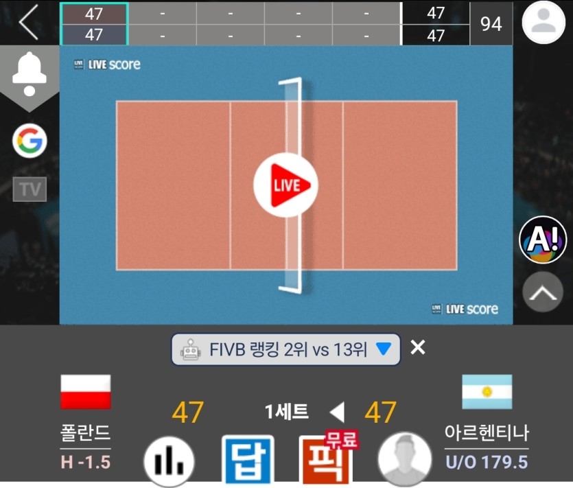 아니 배구 듀스 세계신기록이네요(0)