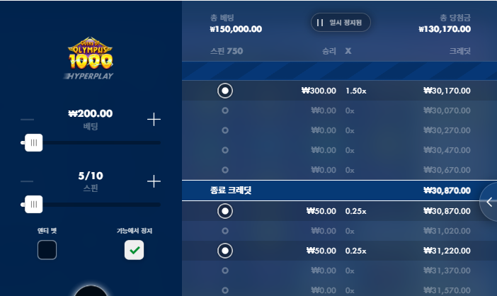 5만포전 슬롯 다녀왔습니다.(0)