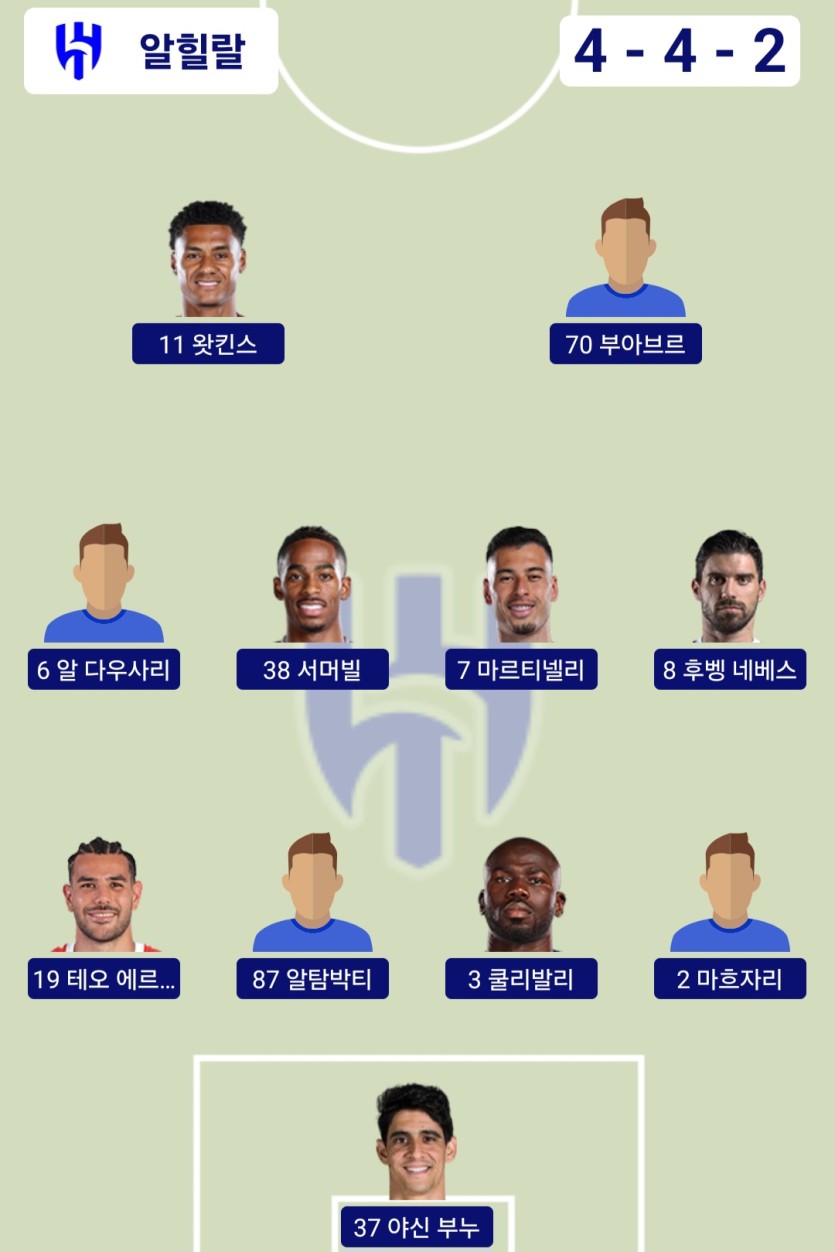알힐랄에 익숙한 얼굴이(0)