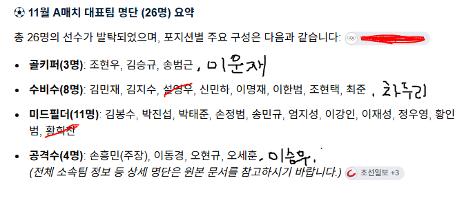 국대 명단 별로 변한게 없긴하네요(0)