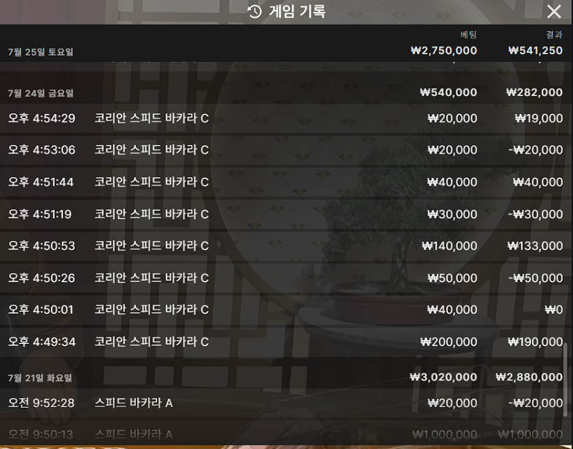 4개월간 푹쉬고와서 16일간 플러스 3700(8)
